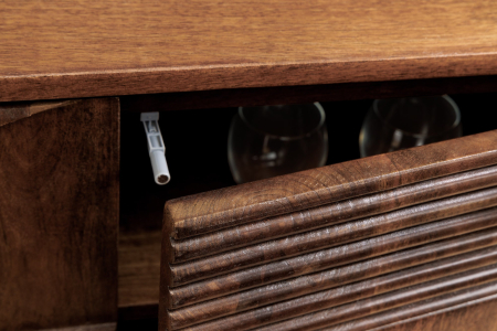 Comoda TV ART DECO din lemn de mango maro, 200 cm [7]