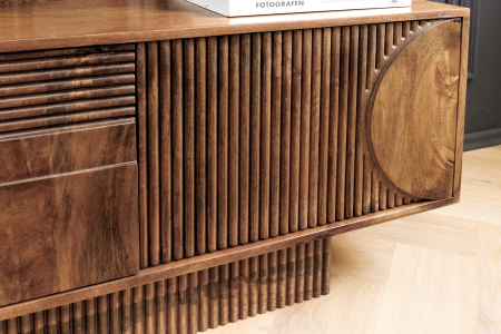 Comoda TV ART DECO din lemn de mango maro, 200 cm [5]