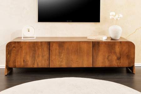 Comoda TV BRASIL din lemn de mango maro, 160 cm [2]