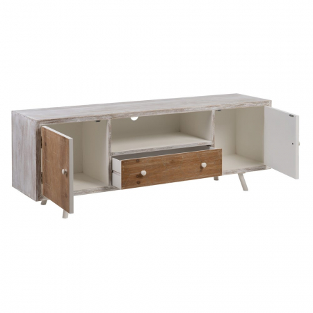 Comodă TV Country din lemn de brad 150 X 35 X 53,50 CM [3]