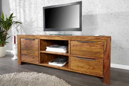 Comodă TV din lemn Sheesham Lagos 135 cm