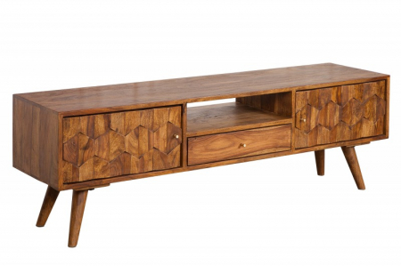 Living - Comodă TV din lemn Sheesham Mystic 140 cm