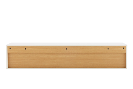 Comoda TV LOFT 150 cm suspendat, alb natural [13]