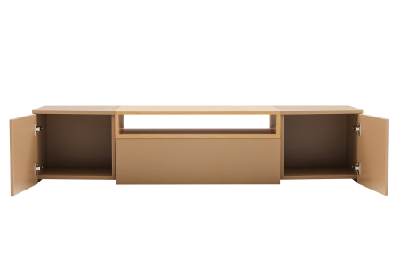 Comoda TV LOFT 160 cm suspendat, culoare gri-bej natural [12]