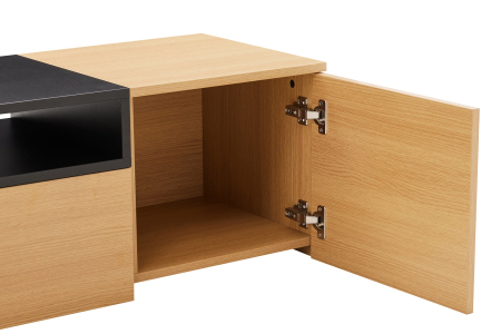 Comoda TV LOFT 160 cm suspendat, negru natural [11]