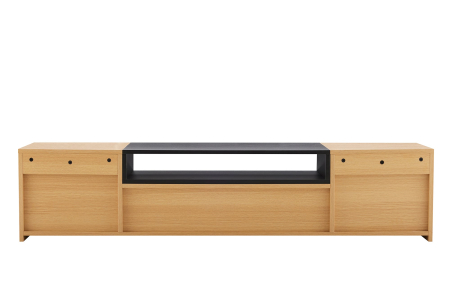 Comoda TV LOFT 160 cm suspendat, negru natural [13]