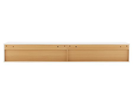Comoda TV LOFT 200 cm suspendat, alb natural [14]