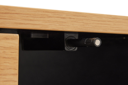 Comoda TV LOFT 200 cm suspendat, negru natural [13]