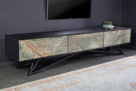 Comoda TV MOUNTAIN SOUL din lemn de salcam, 200 cm [1]