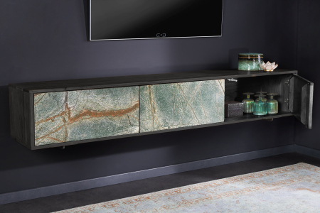Comoda TV MOUNTAIN SOUL suspendata din lemn de salcam, 160 cm [4]