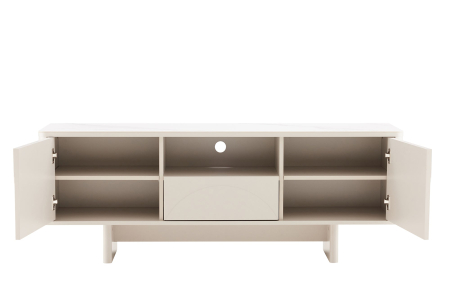 Comoda TV SAVOY 150 cm 3D cu blat din ceramică imitație de marmură albă [9]
