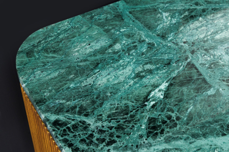 Comoda TV VENEZIANO din lemn de mango si blat din marmura, 160 cm [5]