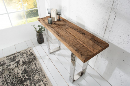 Console intrare - Consolă intrare din lemn masiv de tec Euphoria 120 cm