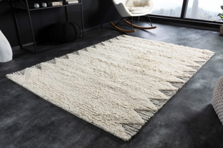 Covor COZY WOOL 230x160 cm din lana, gri/bej [1]