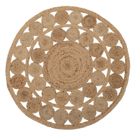 Covoare rotunde - Covor din iută Ø 120 cm