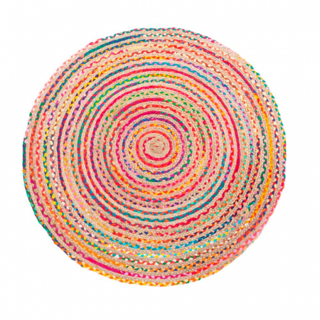 Covoare rotunde - Covor din iută Ø 120 cm