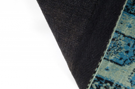 Covor oriental din bumbac PURE UNIQUE 240x160 cm cu model geometric, albastru [2]