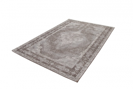 Covor oriental din bumbac PURE UNIQUE 240x160 cm model geometric, gri  [0]