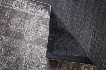 Covor oriental din bumbac PURE UNIQUE XXL 350x240 cm cu model geometric, gri deschis [3]