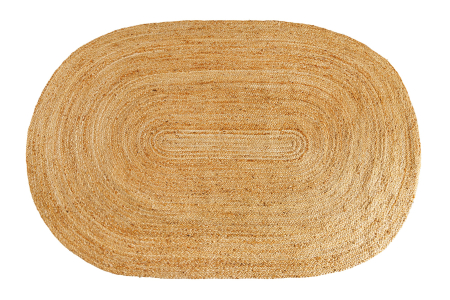 Covoare - Covor PURE NATURE 160x230cm iută naturală oval