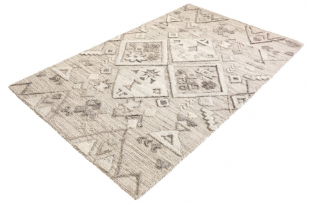 Covoare dreptunghiulare - Covor țesut manual AZTECA din lana, 230x160 cm