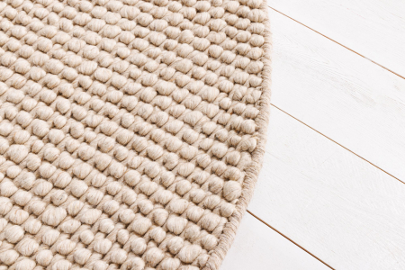 Covor WOOL 150 cm rotund bej [5]