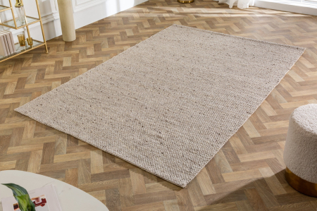 Covor WOOL 160x240cm gri argintiu [4]