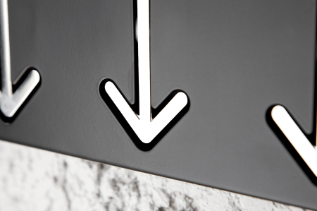 Cuier de perete ARROW 3s negru [6]