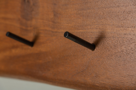 Cuier de perete MAMMUT 80 cm din lemn de salcâm, finisaj miere [5]