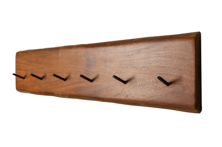 Decorațiuni - Cuier de perete MAMMUT 80 cm din lemn de salcâm, finisaj miere