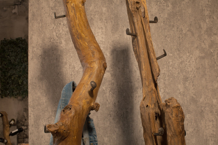 Cuier de podea HEMINGWAY 200 cm din lemn de tec [5]