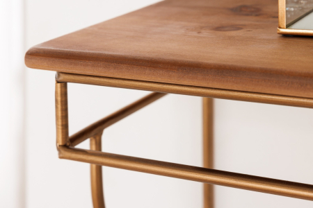 Cuier HERITAGE 80 cm din fier și lemn de pin natural [5]