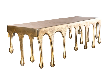 Dining - Decor perete LIQUID LINE auriu, 60 cm