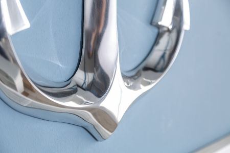 Decorațiune de perete ANCHOR 70 cm 3D aluminiu argintiu [5]