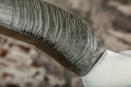 Decorațiune de perete craniu EL TORO 70 cm aluminiu alb negru [4]