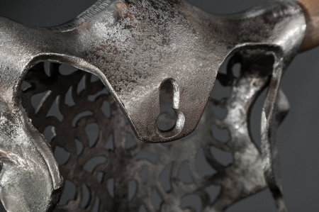 Decorațiune de perete craniu EXOTIC BULL 57 cm argintiu cu coarne din lemn de mango [7]