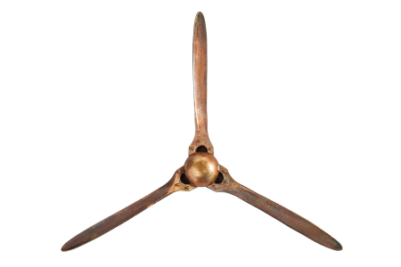 Decorațiuni - Decorațiune de perete elice SCREW 97 cm cupru marmorat