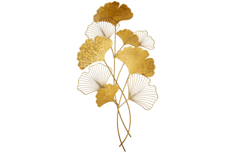 Decorațiuni - Decorațiune de perete GINKGO 110 cm auriu