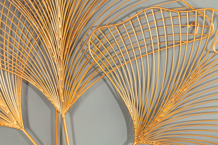 Decorațiune de perete GINKGO 90 cm auriu [4]