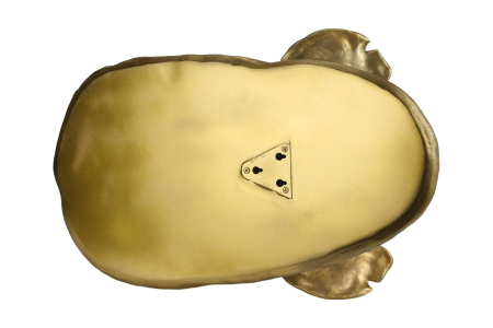 Decorațiune de perete RHINO 60 cm, realizată manual, aurie [4]
