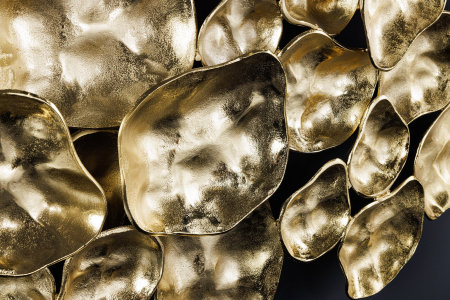 Decorațiune de perete VARIATION 100 cm auriu, realizată manual [7]