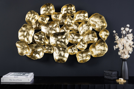 Decorațiune de perete VARIATION 100 cm auriu, realizată manual [3]