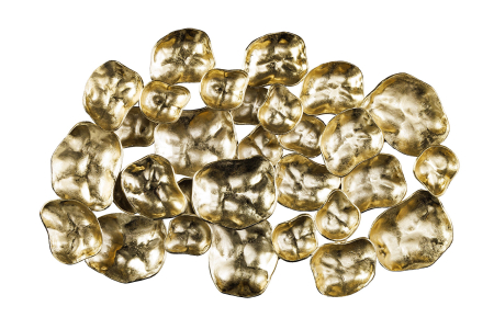 Decorațiuni - Decorațiune de perete VARIATION 100 cm auriu, realizată manual