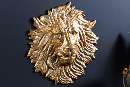 Decorațiune de perete WILDLIFE LION 35 cm auriu [4]