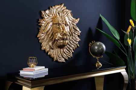 Decorațiune de perete WILDLIFE LION 60 cm, auriu [2]