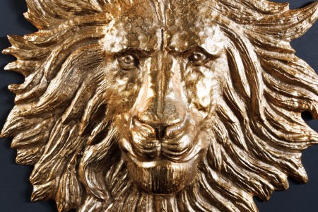 Decorațiune de perete WILDLIFE LION 60 cm, auriu [7]