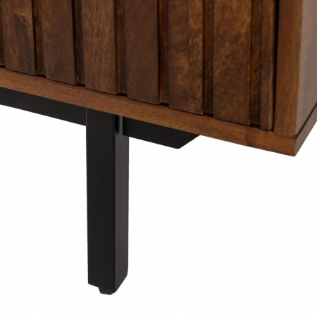 Dulap Abner din lemn de mango maro/negru 100 X 40 X 140 CM [9]
