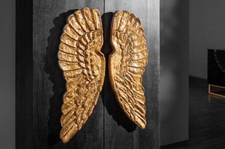Dulap din lemn de mango negru Angel 70 cm [3]
