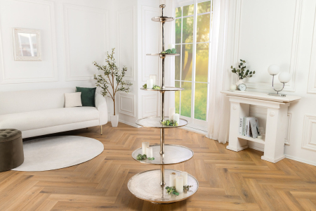 Etagere ABSTRACT 180 cm 6 tăvi argintiu [2]