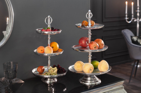 Etagere ORIENT 50 cm, 3 tăvi, argintiu [4]